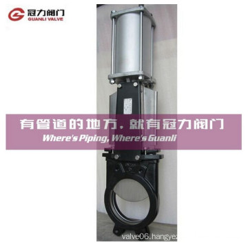 Dutile Iron Stainless Steel Pneumatic Knfie Gate Valve